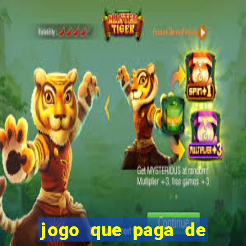 jogo que paga de verdade no pix sem depositar nada